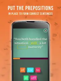 Learn English Preposition Game Screen Shot 0
