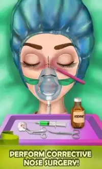 Cirurgia plástica simulador cirurgião doutor jogos Screen Shot 0