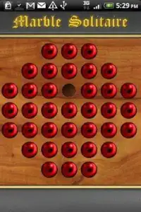 Marbles Solitaire Screen Shot 1