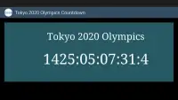 2020 Summer Olympics Countdown Screen Shot 1