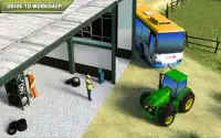 Remolcar Tractor Juegos 2018 Rescate Autobús juego Screen Shot 2