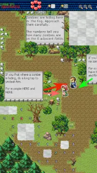 Zombie Rpg Minesweeper Screen Shot 1