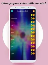 Voice Changer Effects (Free voice changer app) Screen Shot 2