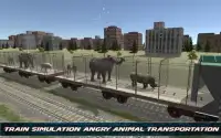 गुस्सा जानवरों ट्रेन परिवहन Screen Shot 14