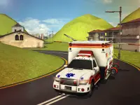 Uçan Ambulans 3d simülatörü Screen Shot 7