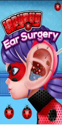 Ladybug Ear Surgery  Games Screen Shot 1