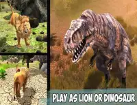 T-Rex Dino & Angry Lion Attack Screen Shot 9