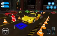 تقدم سيارة محرك وقوف السيارات التحدي لعبة 3D Screen Shot 1