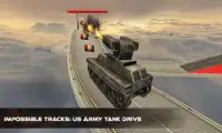 Невозможные треки: Вождение воинских танков Screen Shot 2