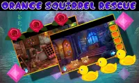 Best Escape Games  33 Orange Squirrel Rescue Game Screen Shot 2