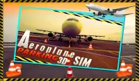 Estacionamiento avión sim 3d 7 Screen Shot 0