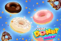डोनट मेकर - बेकरी पाक कला गेम Screen Shot 0