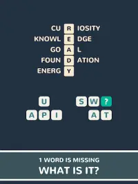 1 Crossword - Free Word Game Screen Shot 6