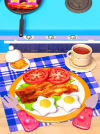 Food Games: Cook Breakfast 3D Screen Shot 2