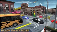 Simulador de ônibus dos EUA: jogos de ônibus Screen Shot 19