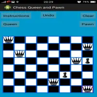 Chess Queen and Pawn Problem Screen Shot 5