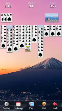 Spider Solitaire - Card Games Screen Shot 3