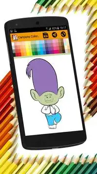 Cartoons Coloring Pages Screen Shot 5