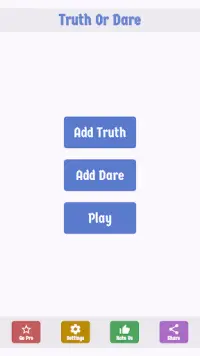 Truth Or Dare: (A Game for teenagers & adults) Screen Shot 1