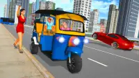 Tuk Tuk Rickshaw Simulator: Modern Tuk Tuk Games Screen Shot 3