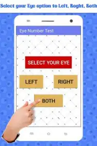 Eye Number Test Simulator Screen Shot 2