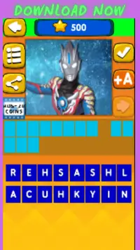 Tebak Nama Ultraman ORB Games Ultra Hero App Fight Screen Shot 0