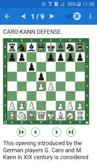 Chess Tactics in Caro-Kann Screen Shot 0