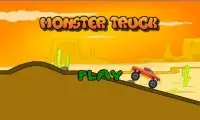 Monster truck hill racing Screen Shot 0