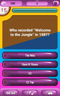 Muziek Van De Jaren 1980 Quiz Screen Shot 6