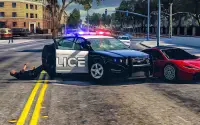 لعبة سباق سيارات الشرطة: ألعاب الرماية قناص مجانية Screen Shot 1