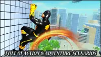 Rope Spider Battle: Crime City Spiderhero Games Screen Shot 2