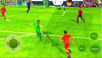 Atacante de futebol real: Free kick Soccer League Screen Shot 3