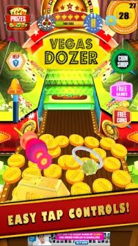 Coin Pusher-Lucky Carnival Dozer Machine Game Free Screen Shot 0