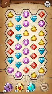 Jewels and gems - match jewels puzzle Screen Shot 2