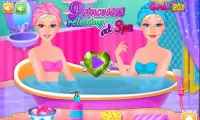 Princesses Relaxing at Spa Screen Shot 0