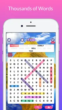 Super Word Search Puzzle: Ads Free Screen Shot 6