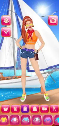 Mode Mädchen Anzieh Spiele Screen Shot 3