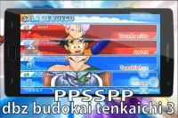 PPSSPP Dragonballz Budokai tenkaichi 3 Obby Tricks Screen Shot 1