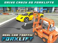 Real Car Traffic Forklift Sim Screen Shot 5