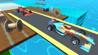 Impossible formula 1 car racing stunts 2019 ocean Screen Shot 4