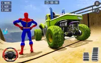 Superhero Game: Car Stunt Game Screen Shot 1