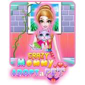 Crazy mommy adopt a pet - girls games