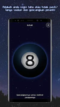 Magic 8 bola ball takdir, kekayaan, oracle, cinta Screen Shot 0