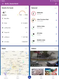 Wetter App mit Regen Radar - The Weather Channel Screen Shot 11
