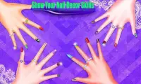 Nail Art Makeover Salon:Giochi di moda per ragazze Screen Shot 3