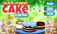 Вкусный черный лесной торт-повар, выпекать и делат Screen Shot 0