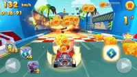 Toons City Fun - Kart Track Race Screen Shot 1