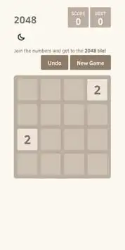 2048 - Puzzle Mind Game Screen Shot 0