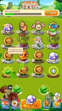 Zombie Garden - Merge Plants Screen Shot 1