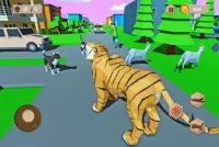 tijger simulator: stadsspel overleving RPG Screen Shot 1